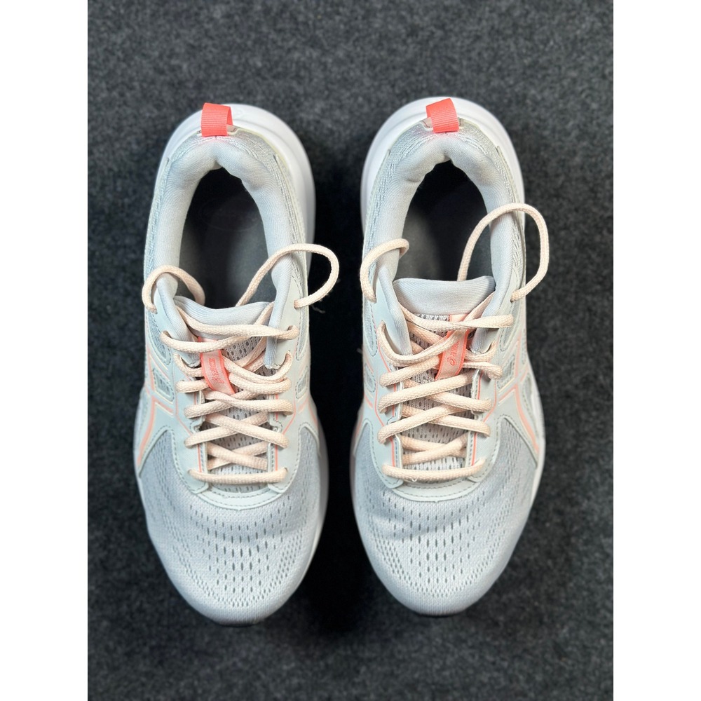 Asics Gel-Contend 9 Womens 8.5 Wide Running Shoes Grey Peach 1012B678 - Picture 8 of 11